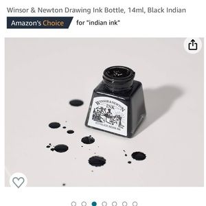Windsor and newton ink